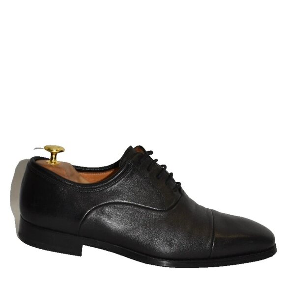 Magnanni \'Federico\' Oxford Black Leather Size 8 US 12654 DD491 main image 6